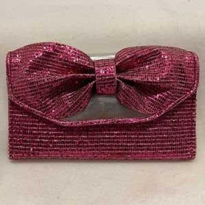 Mirror Mirror Pink Sparkle Bow Wallet